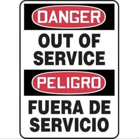 Accuform BILINGUAL Safety Sign  SPANISH SBMEQT003XT SBMEQT003XT